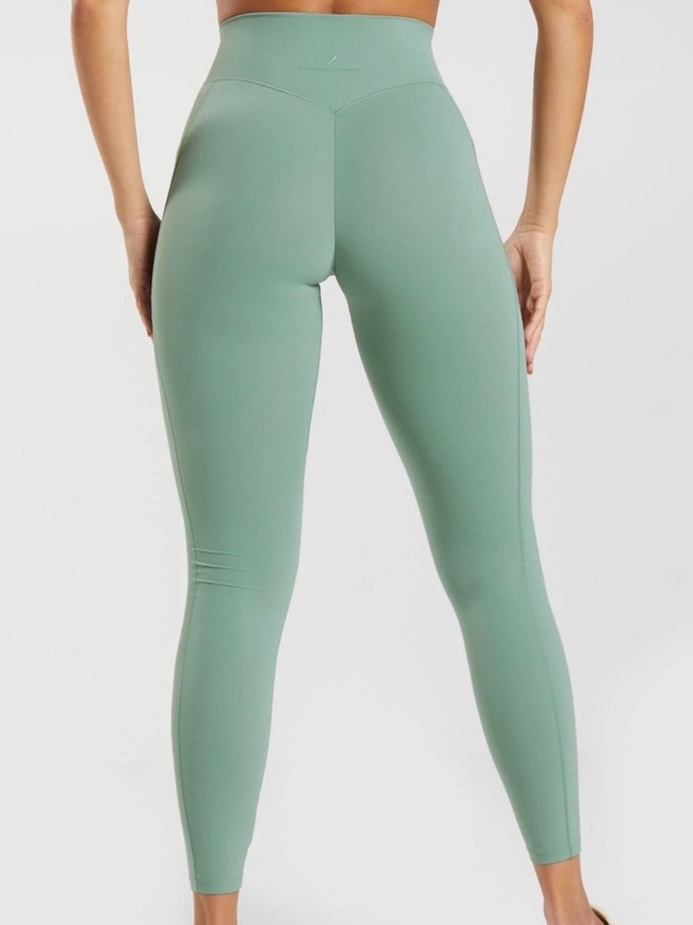 Gymshark x Whitney Simmons High-Waist Seamless Leggings - Sage Green